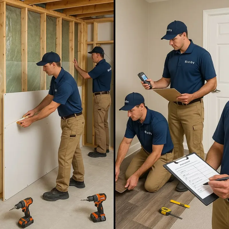 Repairs and Reconstruction process in Long Valley, NJ